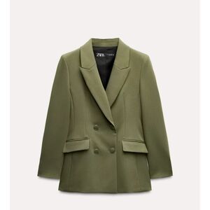 Zara Women's Olive Green Blazer